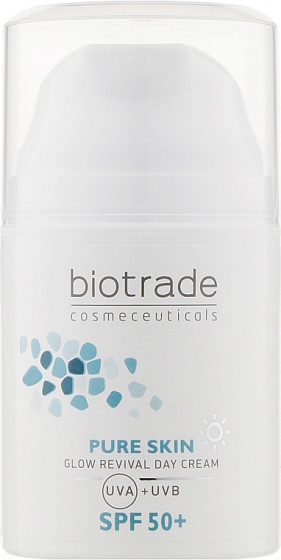 Biotrade Pure Skin Day Cream SPF 50 - Денний ревіталізуючий крем із SPF 50 проти перших ознак старіння