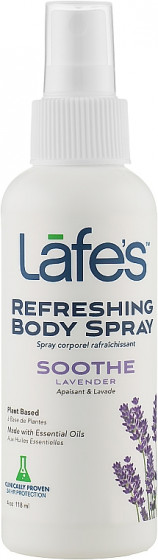 Lafe's Refreshing Body Spray Soothe Lavander - Дезодорант-спрей для тіла "Лаванда"