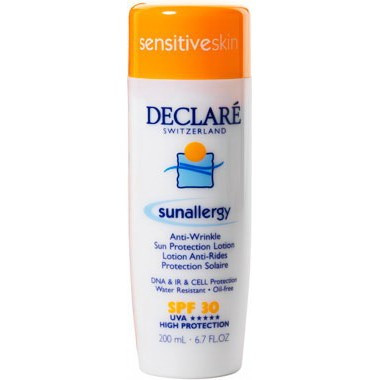 Declare Sun Allergy Anti-Wrinkle Sun Protection Lotion SPF 30 - Сонцезахисний лосьйон від алергії на сонце і старіння шкіри з SPF 30