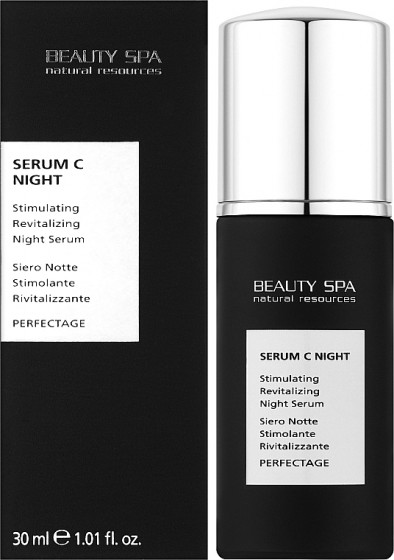 Beauty Spa Perfectage Serum C Night - Нічна сироватка для обличчя та шкіри навколо очей з освітлюючим ефектом - 1