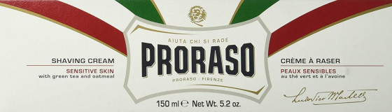 Proraso White Line Anti-Irritation Shaving Cream - Крем для гоління для чутливої ​​шкіри - 4