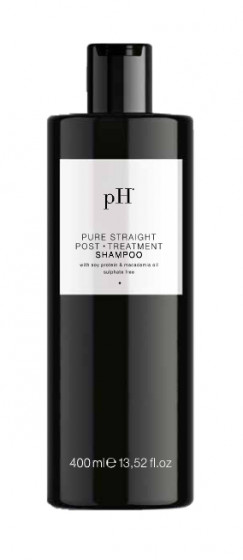 pH Laboratories Pure Straight Post-Treatment Shampoo - Безсульфатний шампунь для гладкості випрямленого волосся