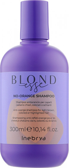 Inebrya Blondesse No-Orange Shampoo - Шампунь для фарбованого волосся проти помаранчевого кольору