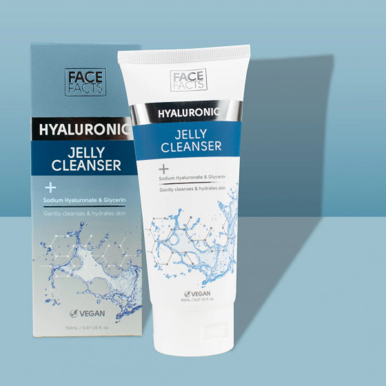 Face Facts Hyaluronic Jelly Cleanser - Желе для очищення шкіри обличчя з гіалуроновою кислотою - 2