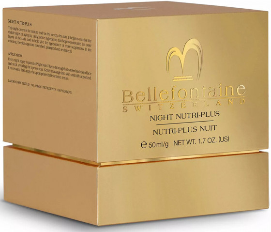 Bellefontaine Night Nutri-Plus - Омолоджуючий нічний крем для сухої шкіри - 1