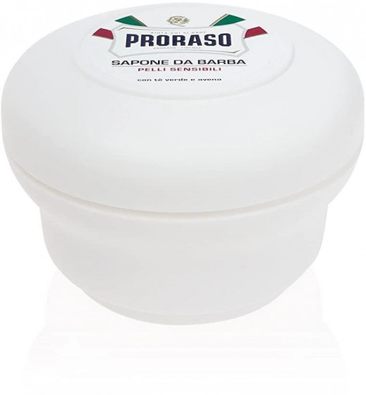 Proraso White Line Shaving Soap - Мило для гоління для чутливої ​​шкіри - 2