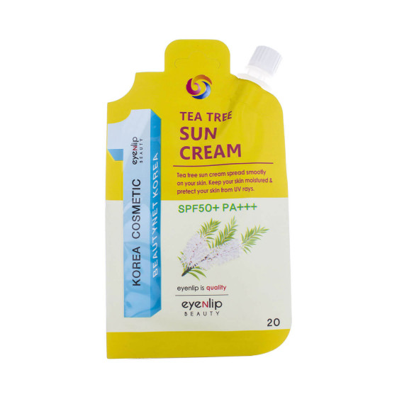 Eyenlip Tea Tree Sun Cream SPF50+ PA+++ - Сонцезахисний крем для обличчя