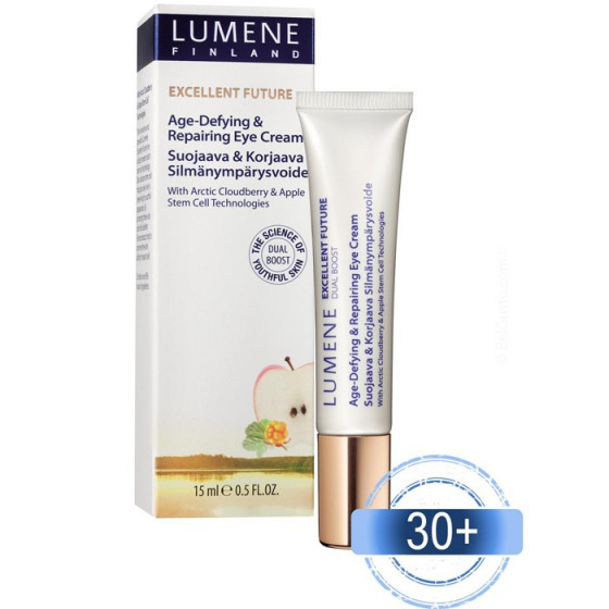 Lumene Excellent Future Dual Boost Age-Defying & Repairing Eye Cream - Крем для області навколо очей проти старіння шкіри