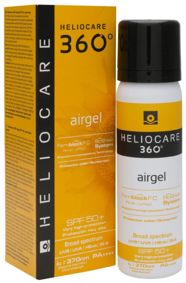 Cantabria Heliocare 360º Airgel SPF50+ - Сонцезахисний ультралегкий гель