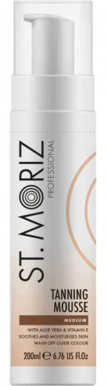 St. Moriz Pro Instant Self Tanning Mousse Medium - Автозагар мус (середній)