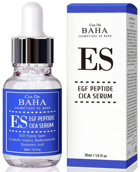 Cos De BAHA Es Egf Peptide Cica Serum - Заспокійлива відновлююча сироватка для обличчя