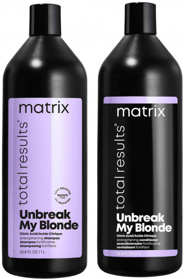 Matrix Total Results Unbreak My Blonde Shampoo - Шампунь для зміцнення волосся - 1