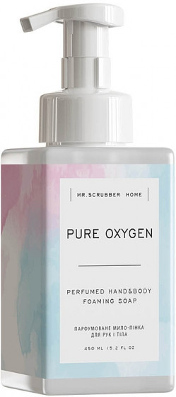 Mr.Scrubber Perfumed Hand & Body Foaming Soap "Pure Oxygen" - Парфумоване мило-пінка для рук і тіла