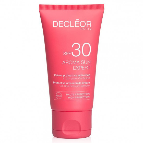 Decleor Aroma Sun Creme Protectrice Anti-Rides SPF30 - Сонцезахисний крем для обличчя з антивіковим ефектом SPF30