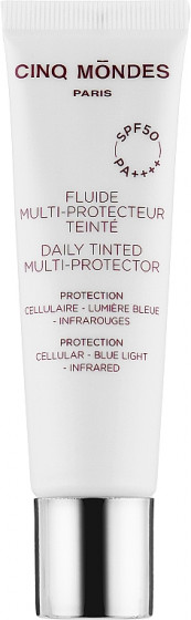 Cinq Mondes Tinted Multi-Protective Fluid SPF50 - Захисний крем для обличчя з відтінком