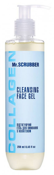 Mr.Scrubber Face ID. Collagen Cleansing Face Gel - Ліфтинг гель для вмивання з колагеном