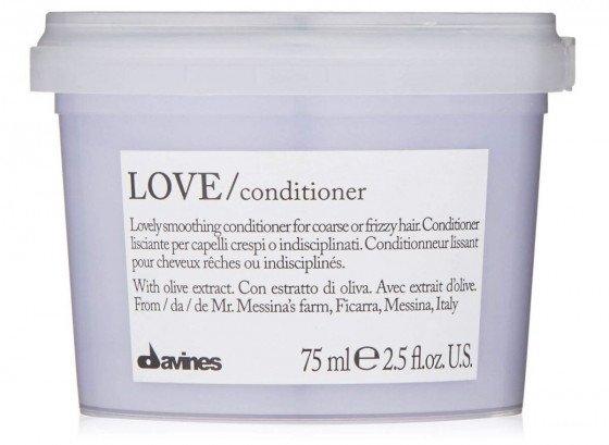 Davines Essential Haircare Love Smoothing Conditioner - Кондиціонер для розгладження завитка