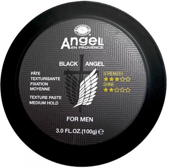 Angel Professional Black Angel Texture Paste Medium Hold - Паста для укладання волосся середньої фіксації