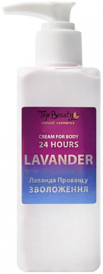 Top Beauty 24 Hours Cream for Body "Lavander Provance" - Крем для тіла та рук зволоження 24 години "Лаванда Провансу"