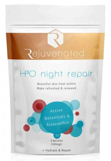 Rejuvenated Collagen H3O Night Repair - Активні капсули для нічного відновлення та зволоження шкіри