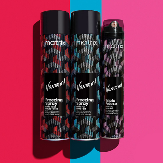 Matrix Vavoom Extra Full Freezing Spray - Спрей для екстра-сильної фіксації волосся - 1