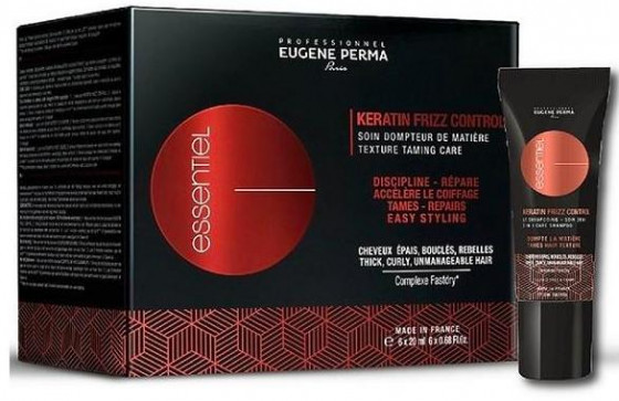 Eugene Perma Essentiel Keratin Frizz Control Booster - Експрес-догляд для відновлення кучерявого волосся