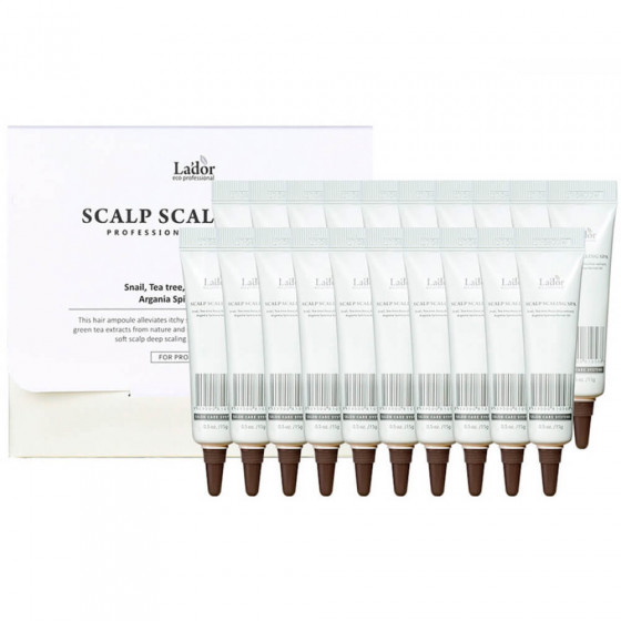 La'dor Scalp Scaling Spa Hair Ampoule - Сироватка-пілінг для шкіри голови - 1