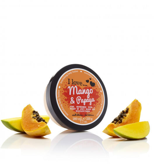 I Love Mango & Papaya Body Butter - Олія для тіла "Манго та папайя" - 2