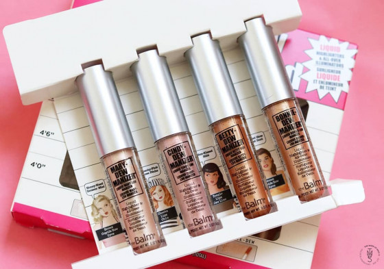 TheBalm Dew Manizer Squad Mini Liquid Highlighters - Набір міні хайлайтерів - 1