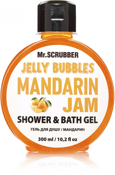 Mr.Scrubber Jelly Bubbles Shower & Bath Gel "Mandarin" - Гель для душу