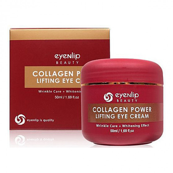 Eyenlip Collagen Power Lifting Eye Cream - Крем для очей з гідролізованим колагеном