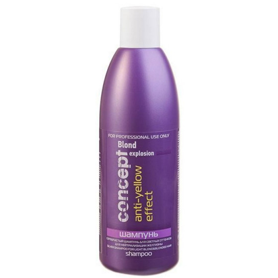 Concept Blond Silver Shampoo For Light-Blond And Blonded Hair - Сріблястий шампунь для світлих відтінків для нейтралізації жовтизни - 1