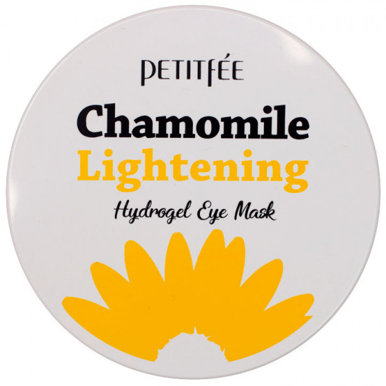 Petitfee & Koelf Chamomile Lightening Hydrogel Eye Patch - Гідрогелеві освітлюючі патчі для очей з екстрактом ромашки