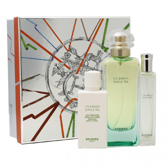 Hermes Un Jardin sur le Nil - Подарунковий набір (EDT100 + EDT15 + B / L40)