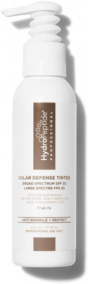 HydroPeptide Solar Defense Tinted SPF30 - Зволожуючий і вирівнюючий тон шкіри крем