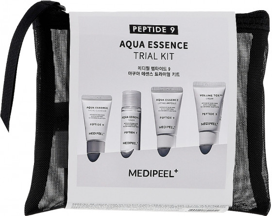 Medi Peel Peptide 9 Aqua Essence Trial Kit - Набір мініатюр для обличчя з комплексом пептидів - 1