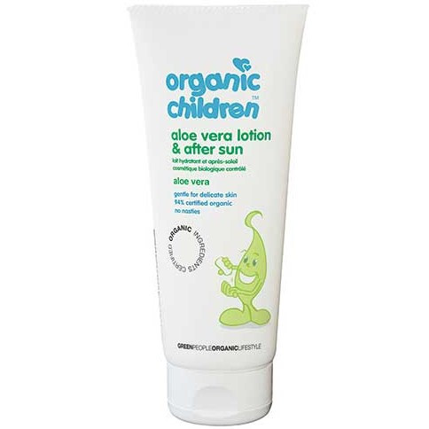 Green People After Sun Lotion Aloe Vera - Лосьйон після сонця для дітей Алое віра