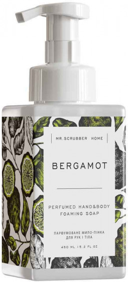 Mr.Scrubber Perfumed Hand & Body Foaming Soap "Bergamot" - Парфумоване мило-пінка для рук та тіла