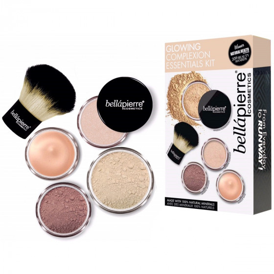 Bellapierre Glowing Complexion Essentials Kit - Набор для макіяжу з ефектом сяйва шкіри Medium