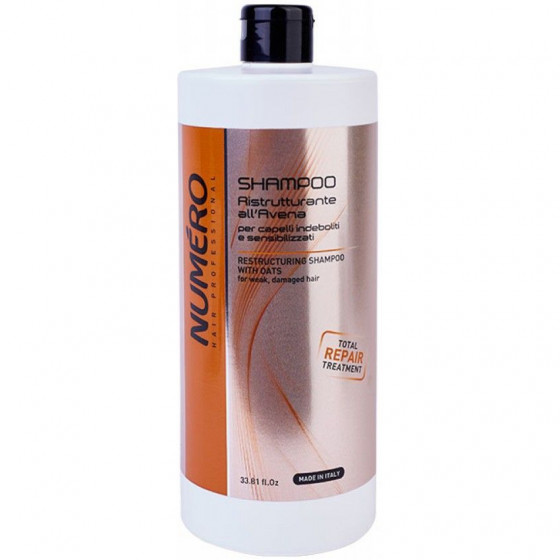 Brelil Numero Oat Shampoo - Шампунь відновлюючий з витяжкою з вівса