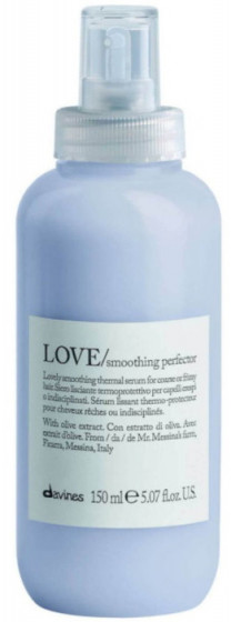 Davines Essential Haircare Love Smoothing Perfector - Термосироватка для розгладження неслухняного і хвилястого волосся