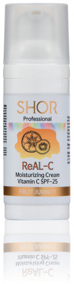 Shor Cosmetics Real-C Moisturizing Cream Vitamin C SPF25 - Зволожуючий крем з вітаміном С