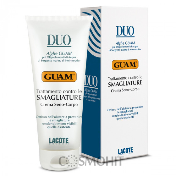 GUAM DUO Smagliature Crema Seno-Corpo - Крем від розтяжок для тіла і грудей