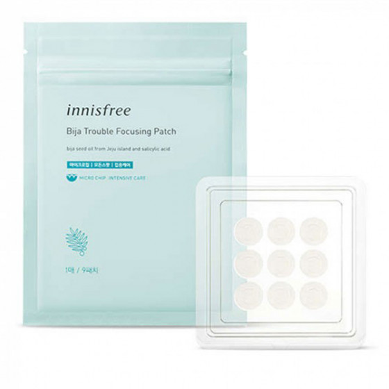 Innisfree Bija Trouble Focusing Patch - Гідрогелеві патчі з екстрактом масла Біджу - 1