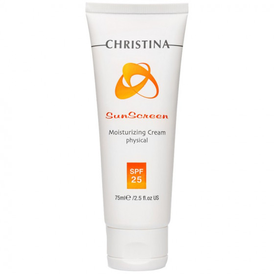 Christina Sunscreen Moisturizing Cream Physical SPF 25 - Сонцезахисний зволожуючий крем з фізичним захистом SPF 25