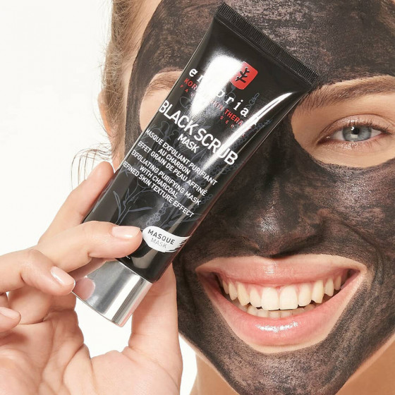 Erborian Black Scrub Mask - Скраб-маска очищуюча із деревним вугіллям - 5