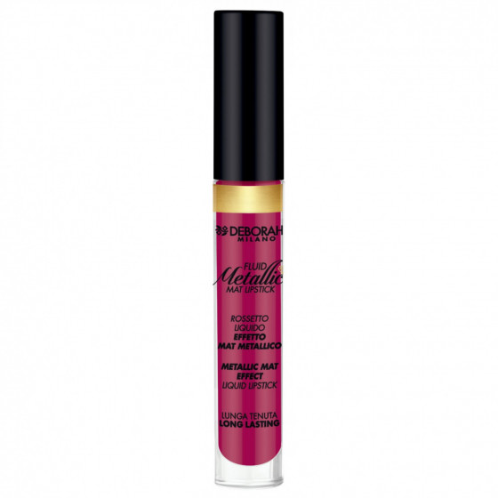 Deborah Fluid Metallic Mat Lipstick - Рідка матова помада для губ