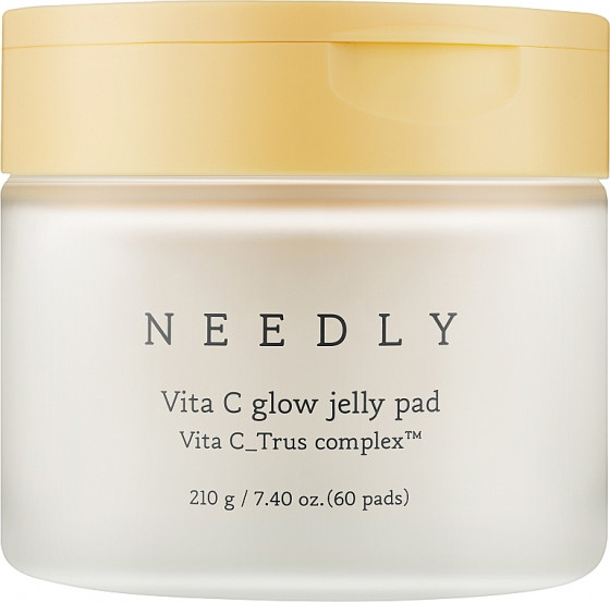 Needly Vita C Glow Jelly Pad - Зволожуючі тонер-педи для сяйва шкіри