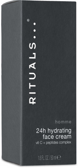 Rituals Homme 24h Hydrating Vit C + Peptides Complex Face Cream - Зволожуючий чоловічий крем для обличчя - 1