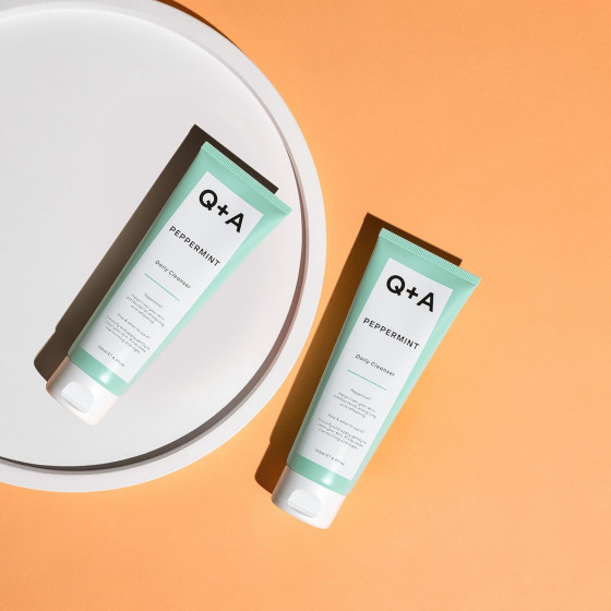 Q+A Peppermint Daily Cleanser - Очищувальний засіб для обличчя з м'ятою - 4